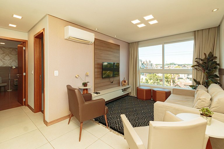 Extraordinary apartment in the center of Gramado.