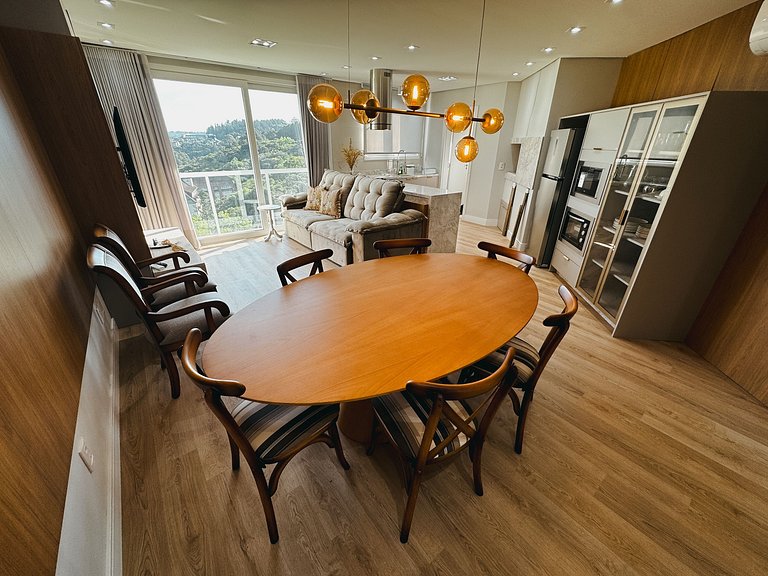 Apto 3 Suítes com Vista Espetacular para o Vale