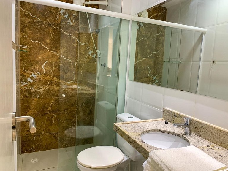 Aconchegante 2 dormitórios com 3 piscinas