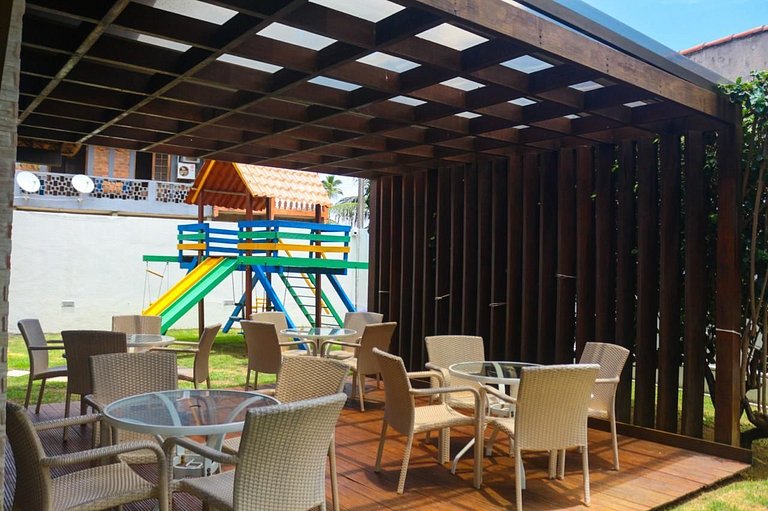 Aconchegante 2 dormitórios com 3 piscinas