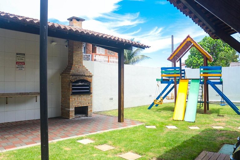 Aconchegante 2 dormitórios com 3 piscinas